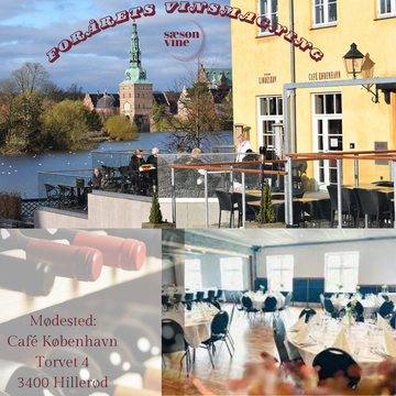 Forårets vinmesse på København Café og Bistro lørdag d. 13. april 2024 klokken 12.00 - 14.45
