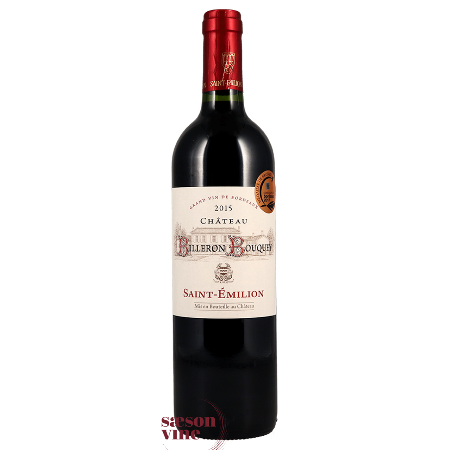 Chateau Billeron Bouquey 2015, Saint Emilion AOC